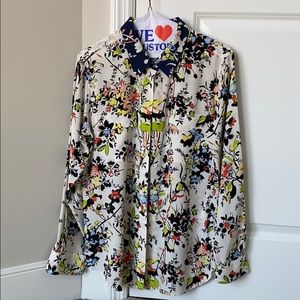Equipment Slim Signature Floral Blouse